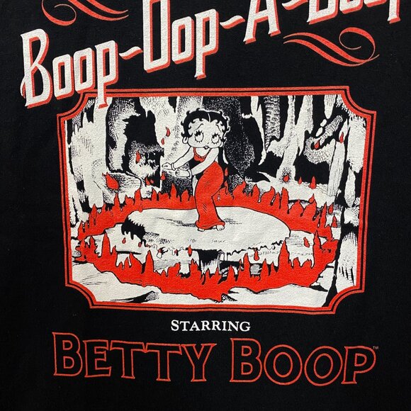 Betty Boop Red Hot Mama Retro Cartoon T-Shirt Medium - Picture 2 of 4